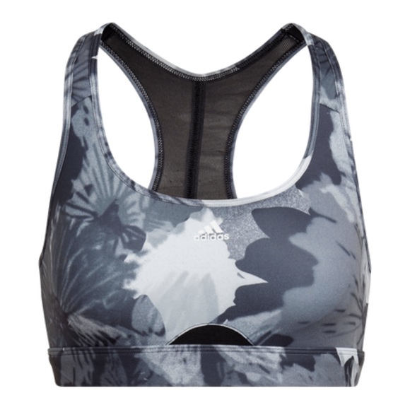 adidas Power React Training Medium Support Sports Bra - Picture 3 of 9